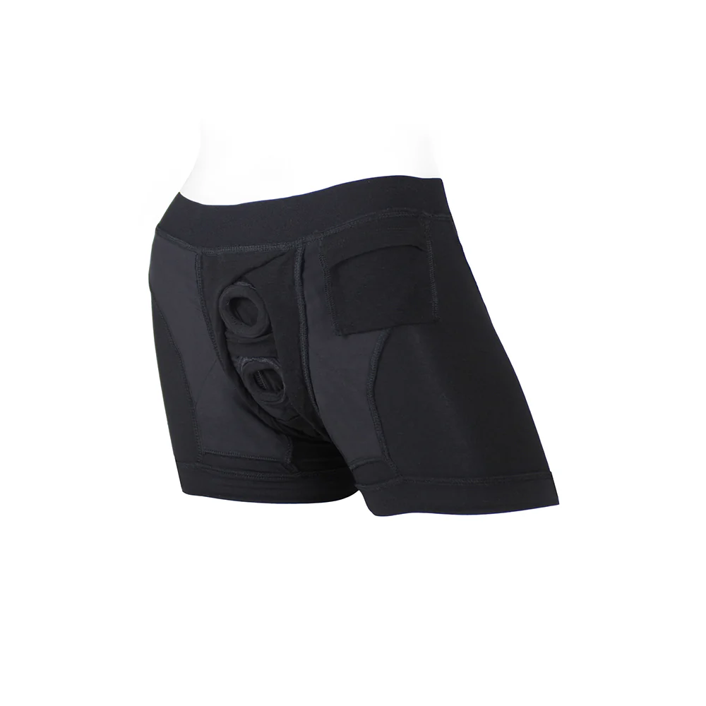 SpareParts Tomboii Rayon Boxer Briefs Harness Black Size 2XL - Image 6