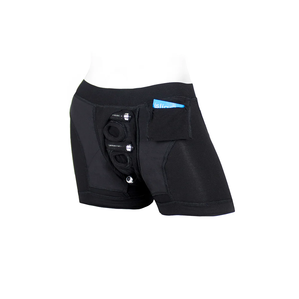 SpareParts Tomboii Rayon Boxer Briefs Harness Black Size L - Image 7