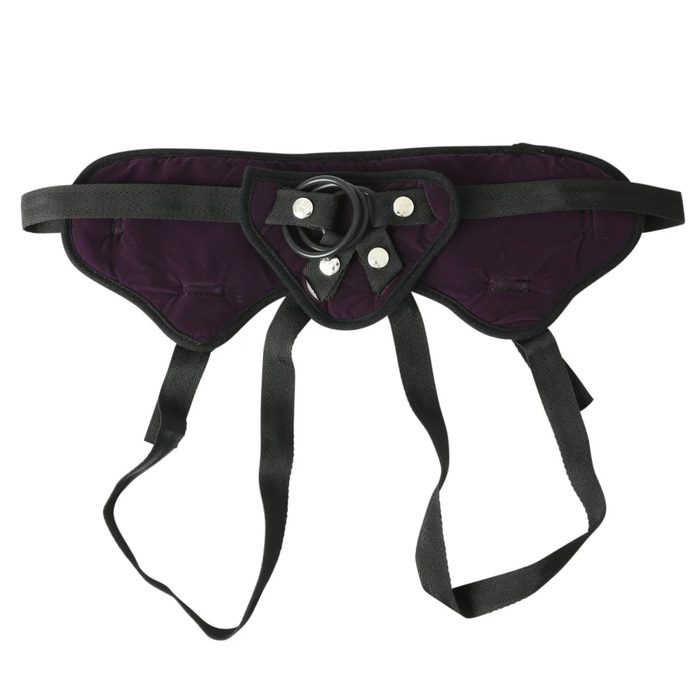 Sportsheets Lush Adjustable Strap-On Harness Purple - Image 2