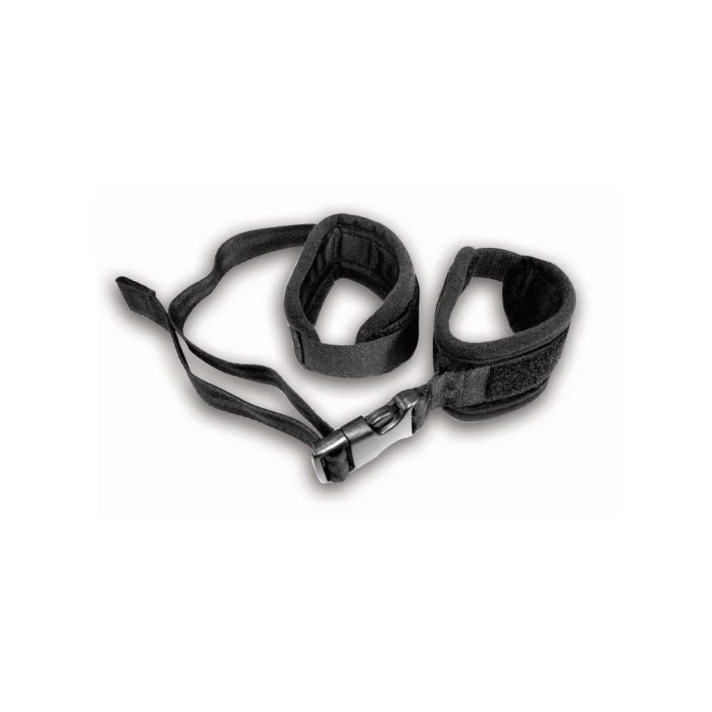 Sportsheets Sex & Mischief Adjustable Handcuffs Black - Image 2