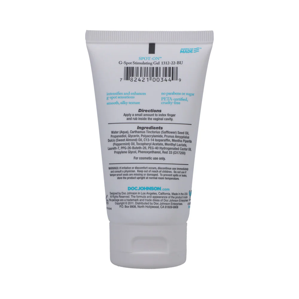 Spot-On G-Spot Stimulating Gel 2oz. - Image 2