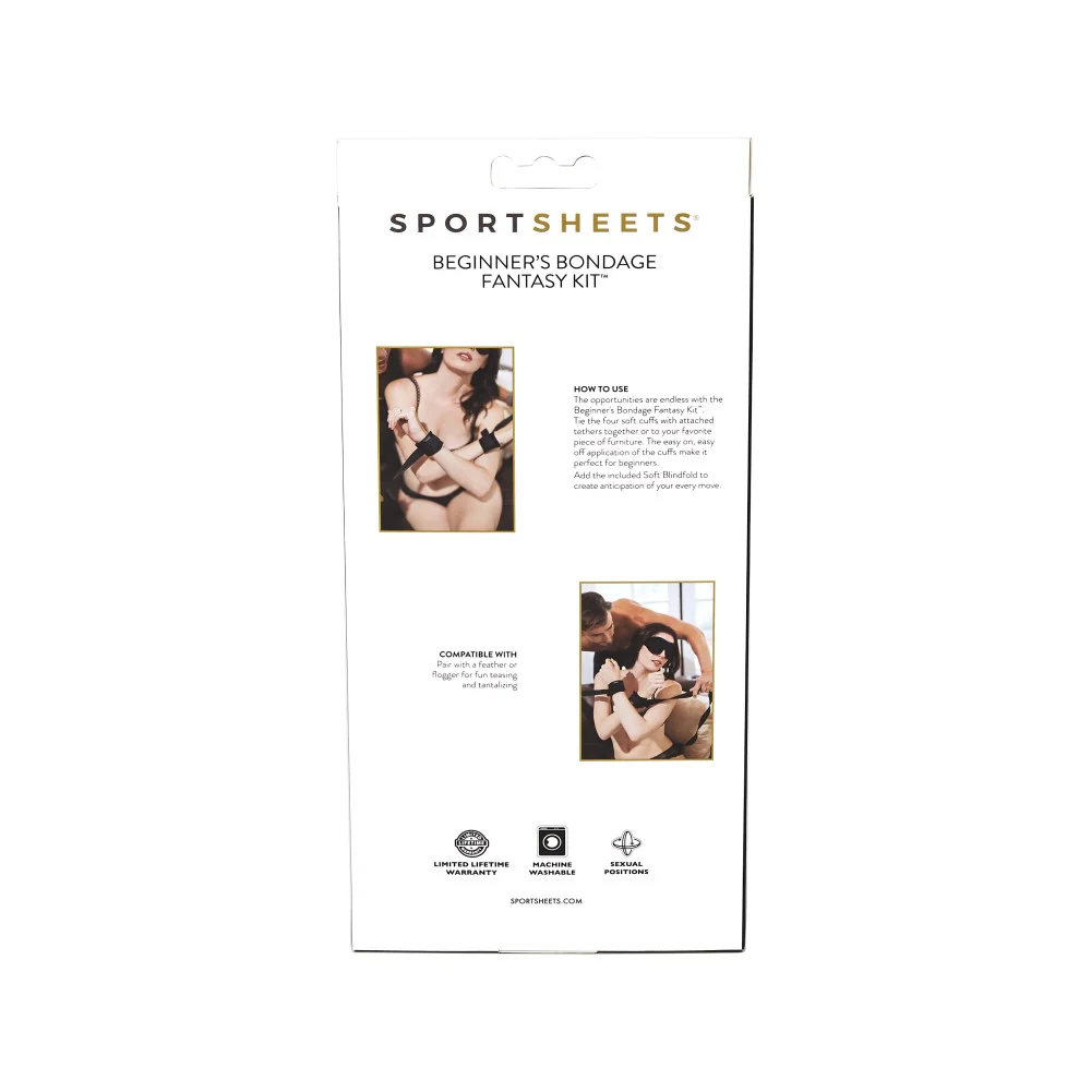 Sportsheets Beginner's Bondage Fantasy Kit Black - Image 3