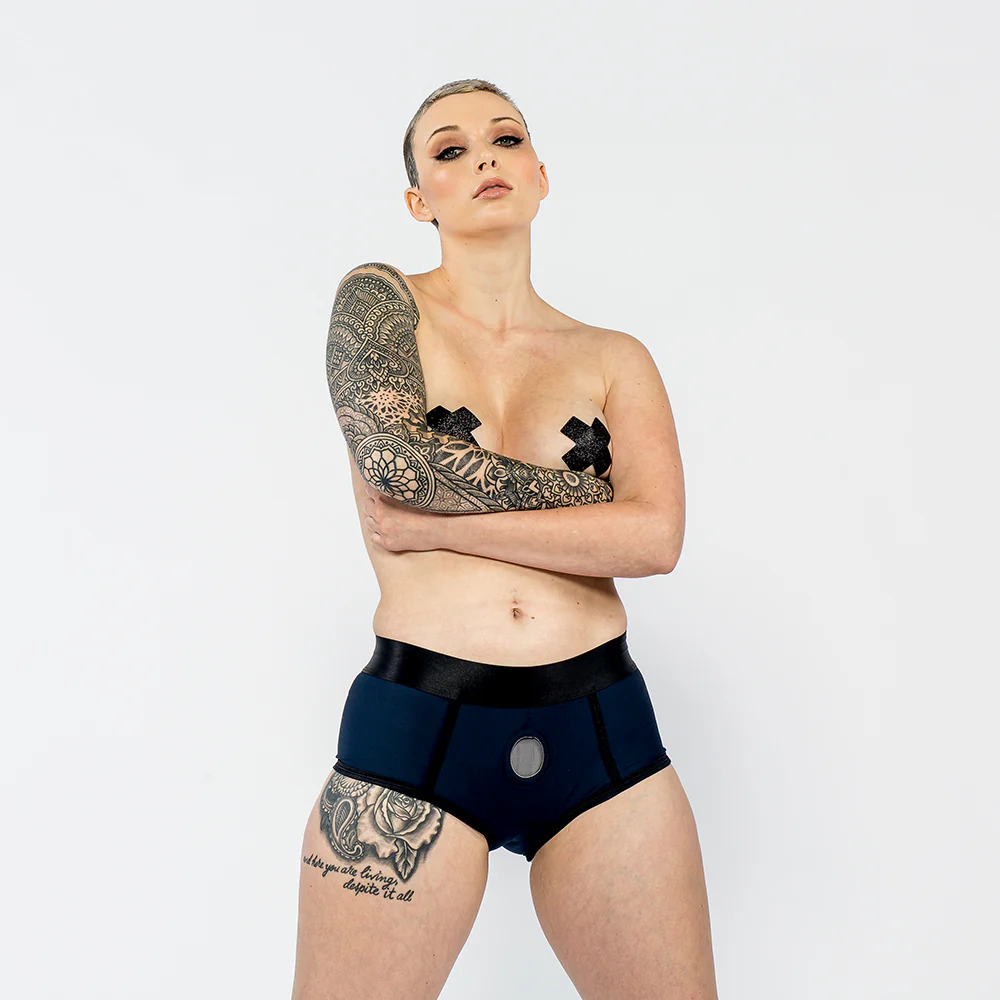 Sportsheets Em.Ex. Fit Harness Navy XS - Image 11