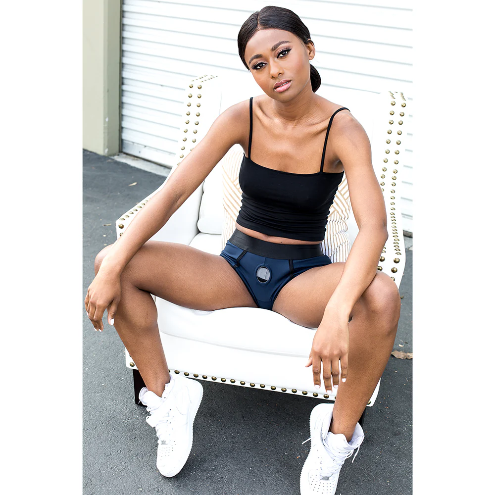 Sportsheets Em.Ex. Fit Harness Navy XS - Image 14