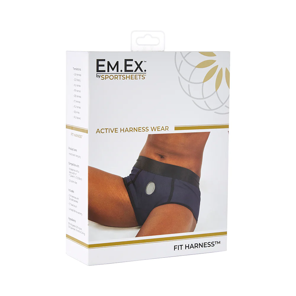 Sportsheets Em.Ex. Fit Harness Navy XS - Image 17