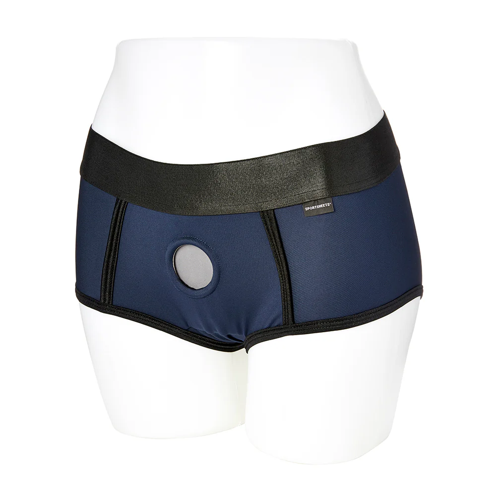 Sportsheets Em.Ex. Fit Harness Navy XS - Image 4
