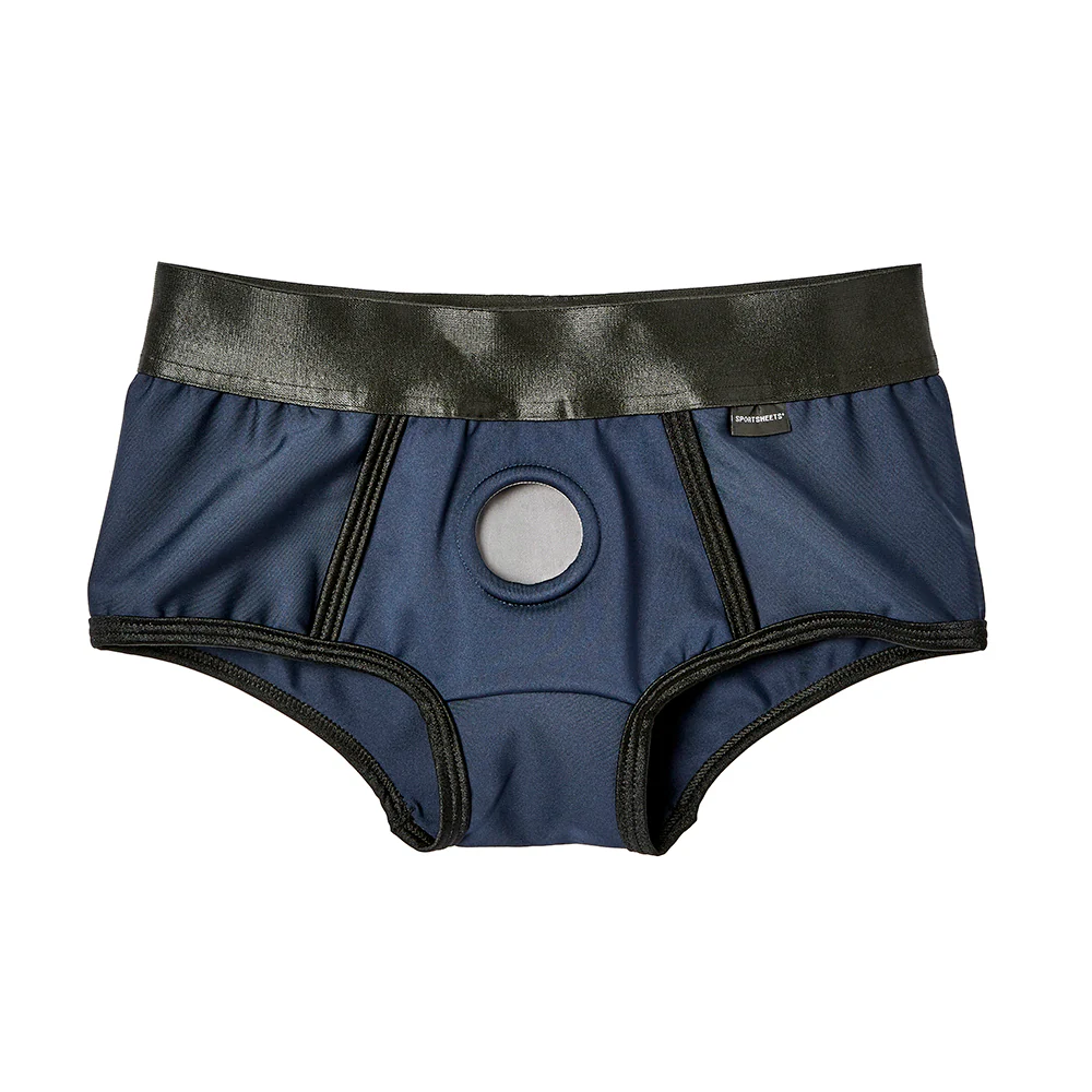 Sportsheets Em.Ex. Fit Harness Navy XS - Image 6