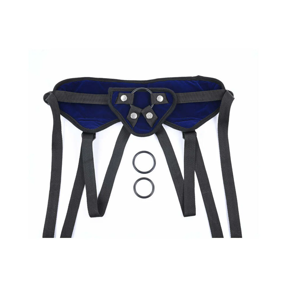Sportsheets Lush Adjustable Cobalt Strap-On Harness - Image 2