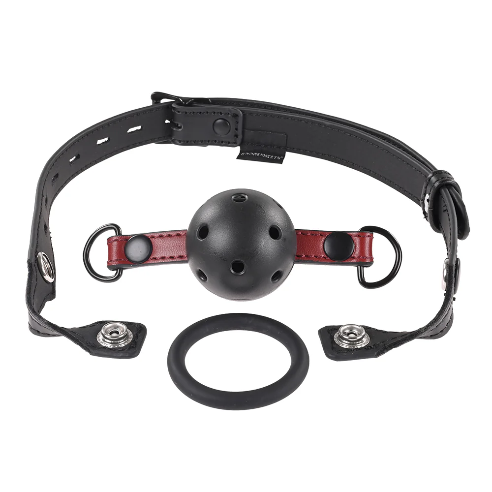 Sportsheets Saffron Interchangeable Gag with Adjustable Buckle - Image 4