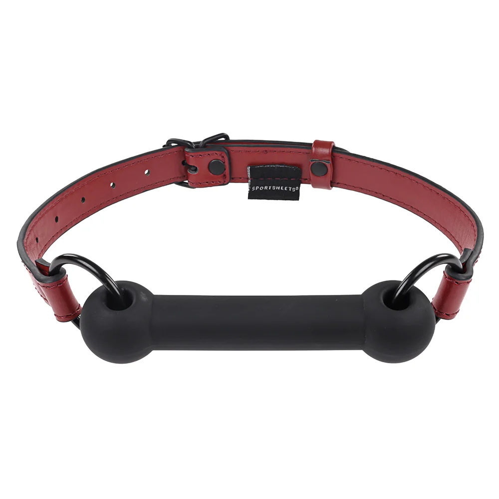 Sportsheets Saffron Silicone Bit Gag with Adjustable Buckle - Image 3