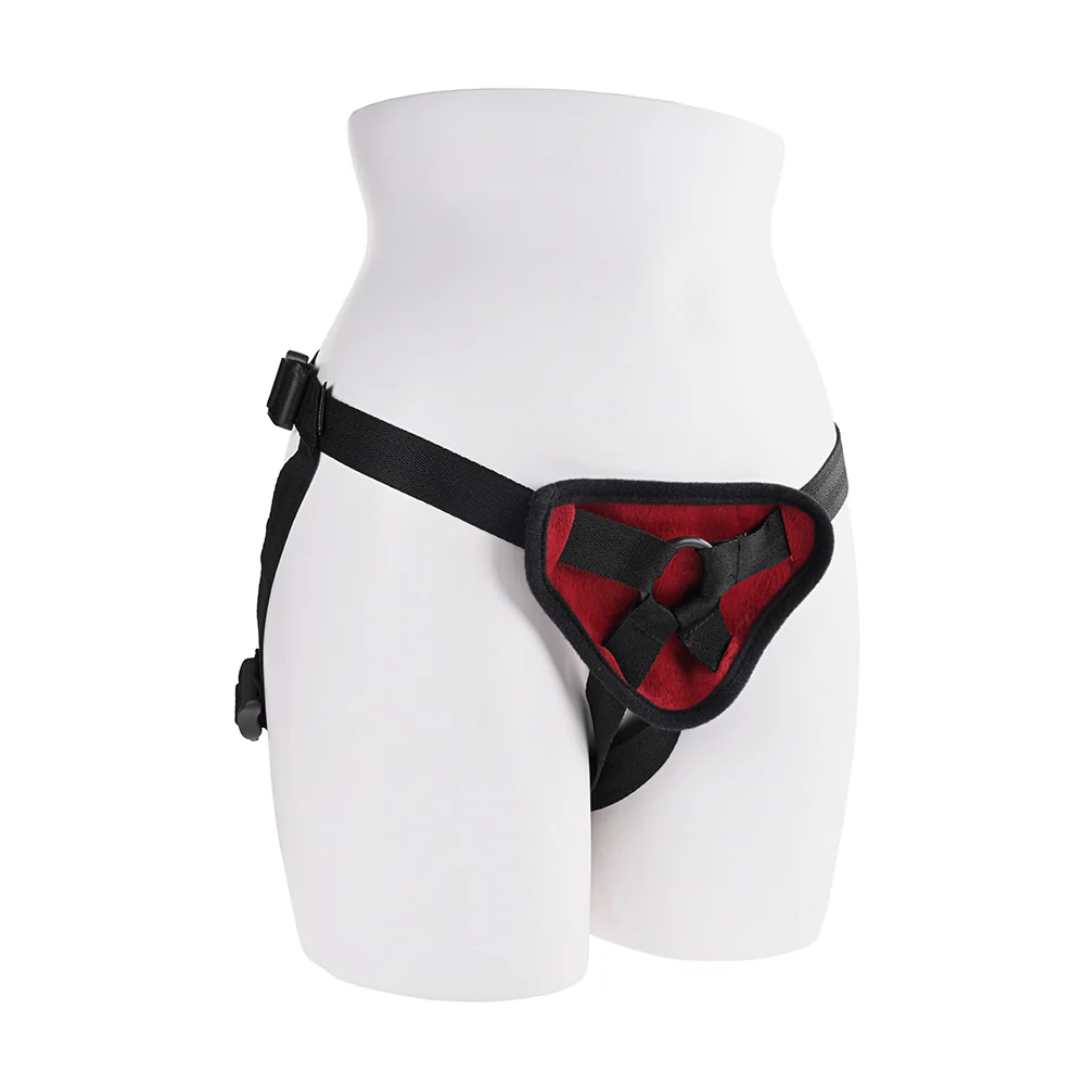 Sportsheets Saffron Silicone Pegging Kit with Adjustable Strap-On Harness & 5 in. Dildo - Image 4