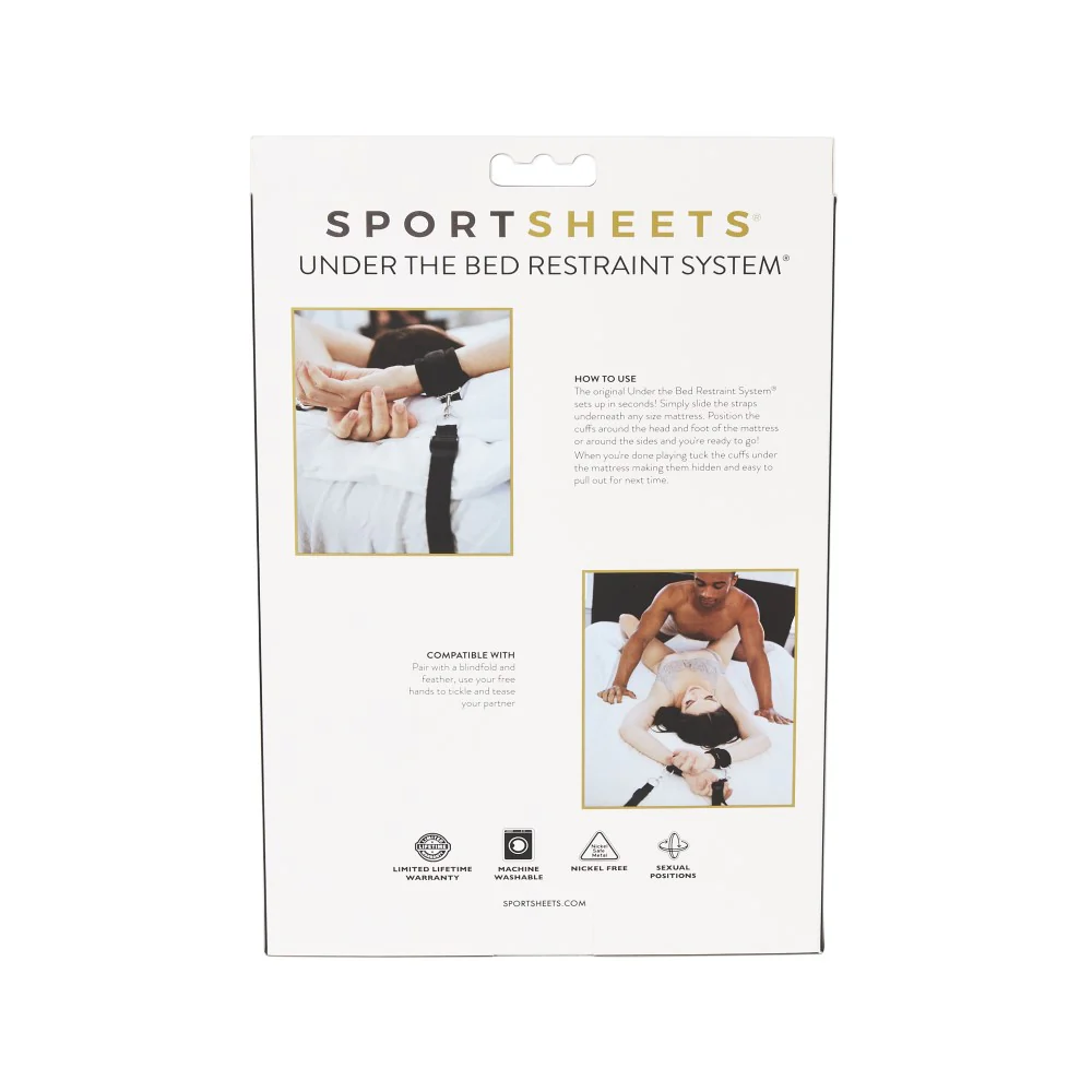 Sportsheets Under The Bed Restraint System Black - Image 3