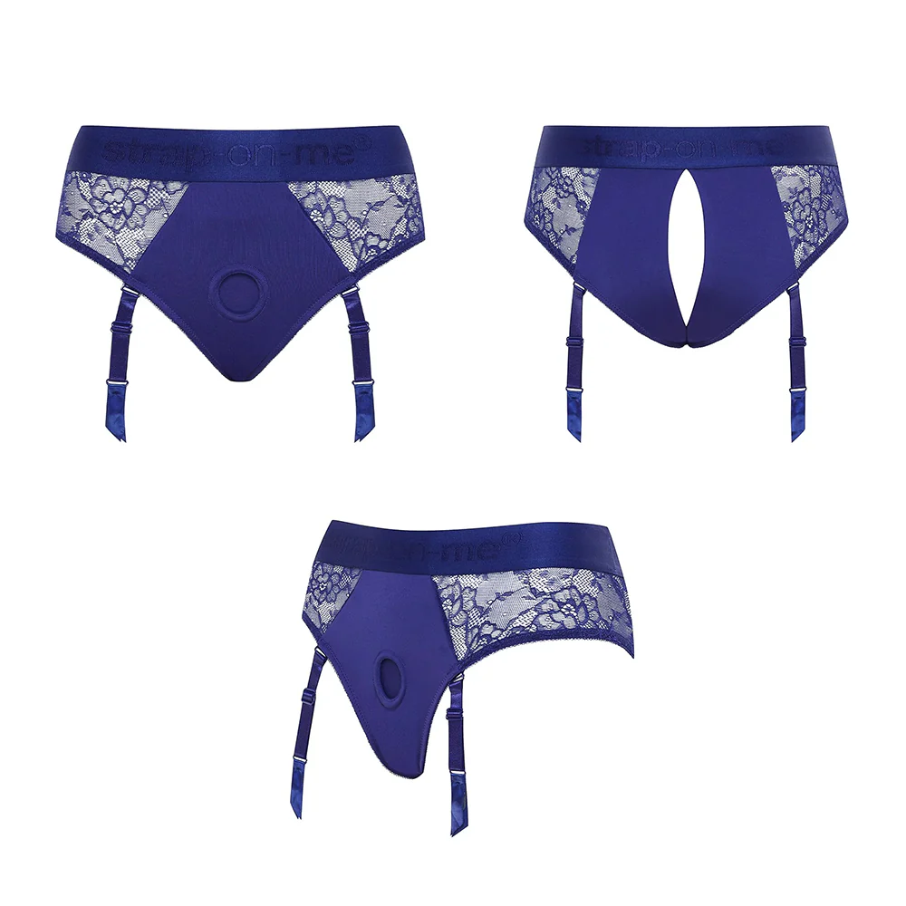 Strap-On-Me Diva Lingerie Harness Royal Blue S - Image 5