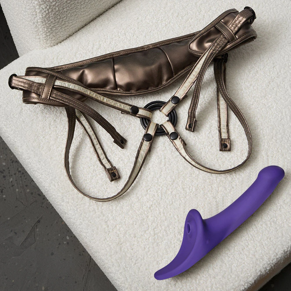 Strap-On-Me Multi Orgasm Dildo Medium Purple - Image 6
