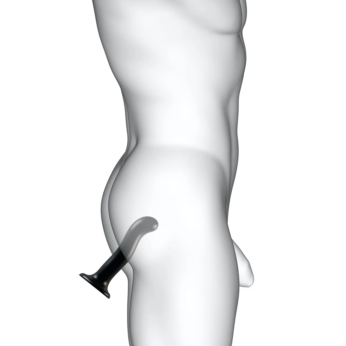 Strap-On-Me P&G-Spot Dildo Black Large - Image 4