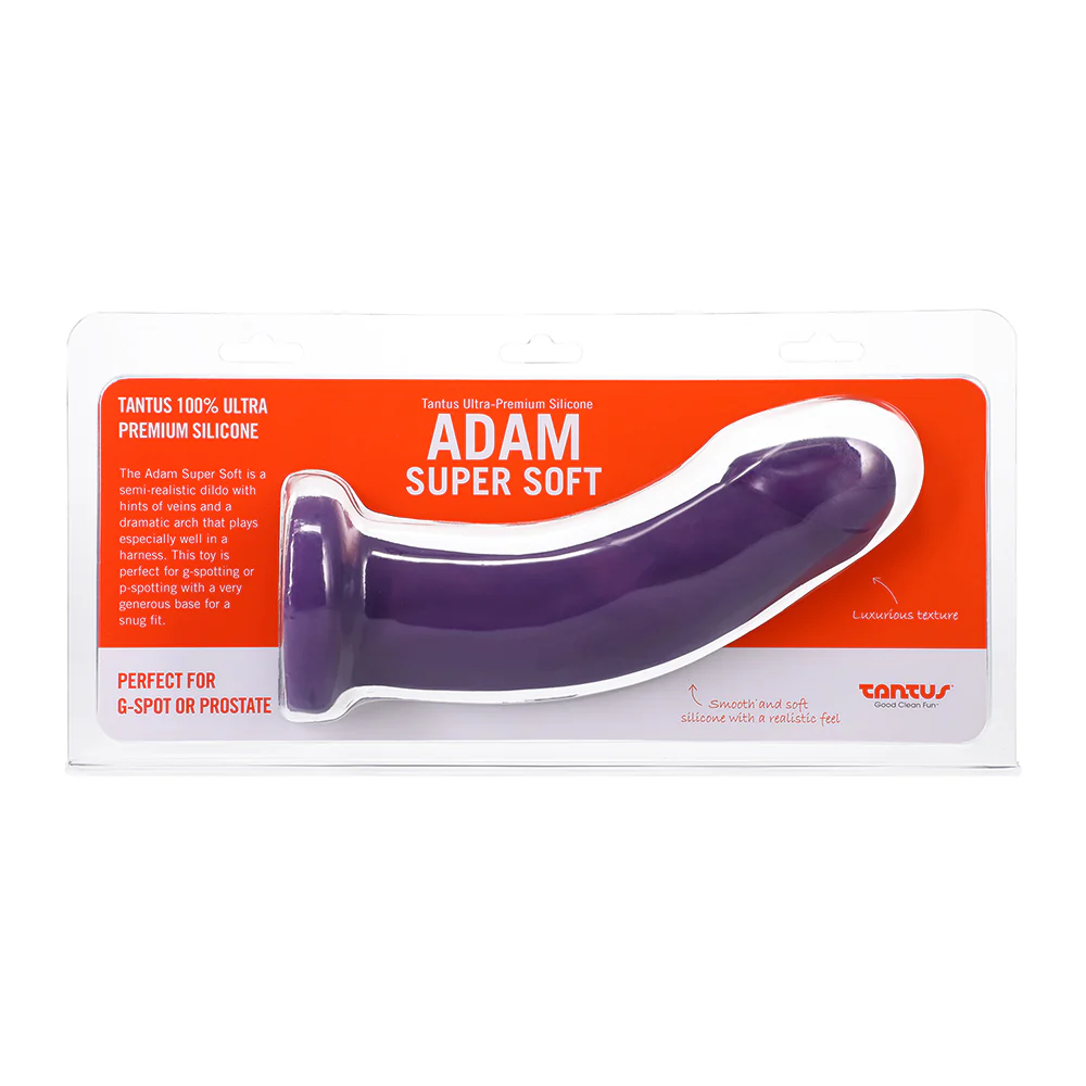 Tantus Adam Super Soft Semi-Realistic Dildo Amethyst