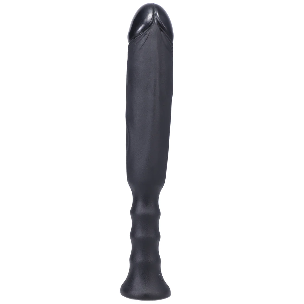 Tantus Anaconda Ergonomic Handle Dildo Onyx - Image 4
