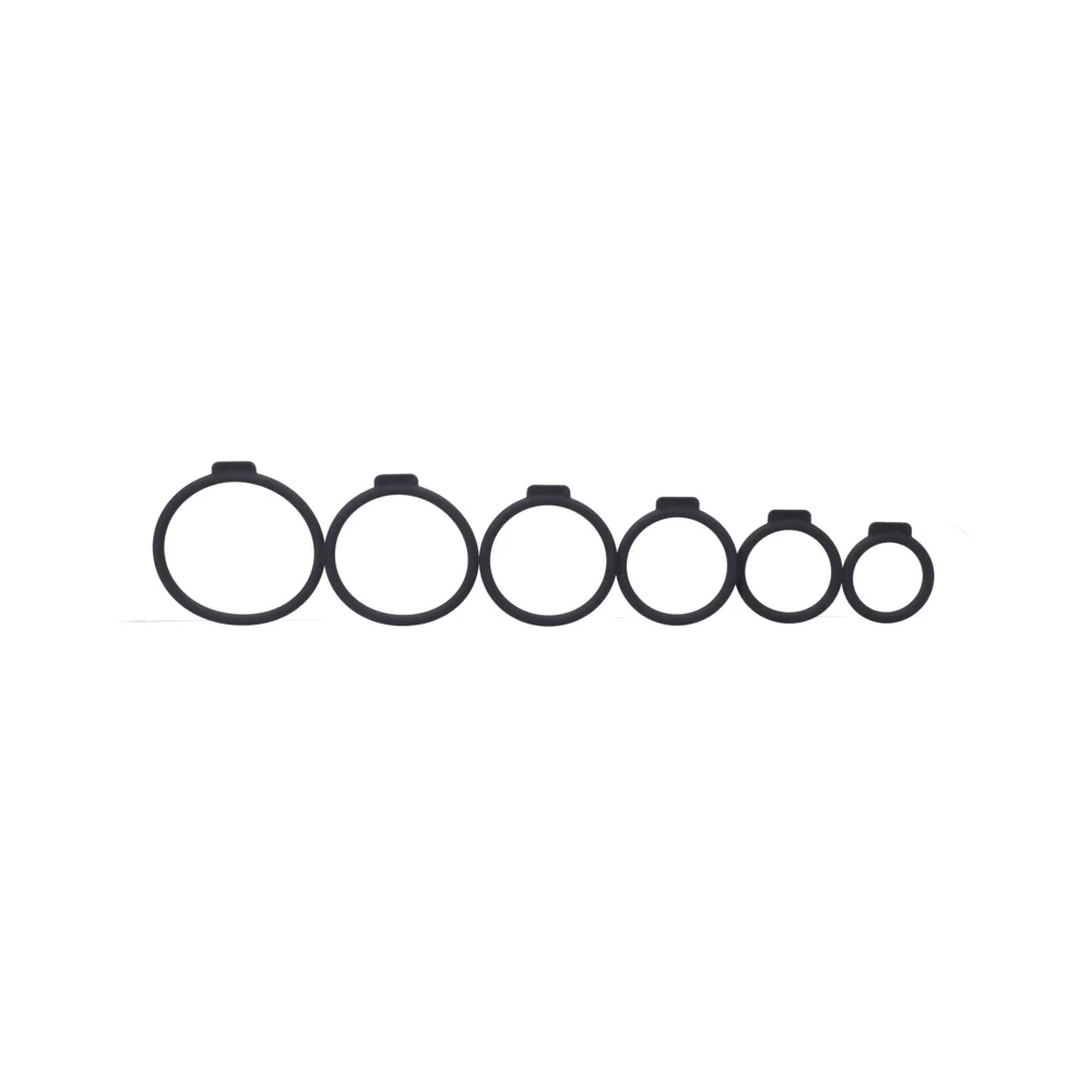 Tantus O-Ring Set Onyx (Bag) - Image 2