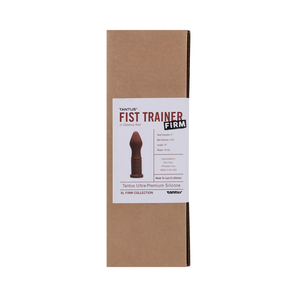 Tantus Fist Trainer Firm Dildo Garnet (Box) - Image 3