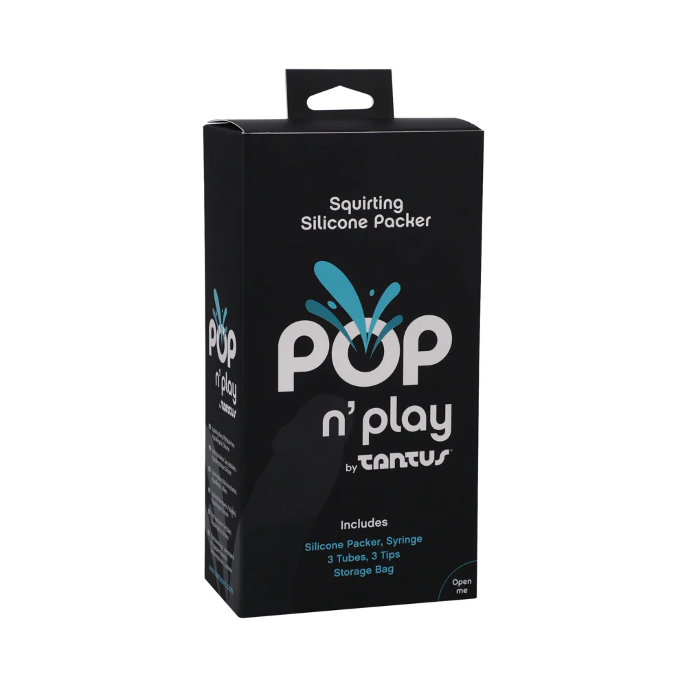 Tantus POP n' Play Squirting Packer Espresso - Image 7