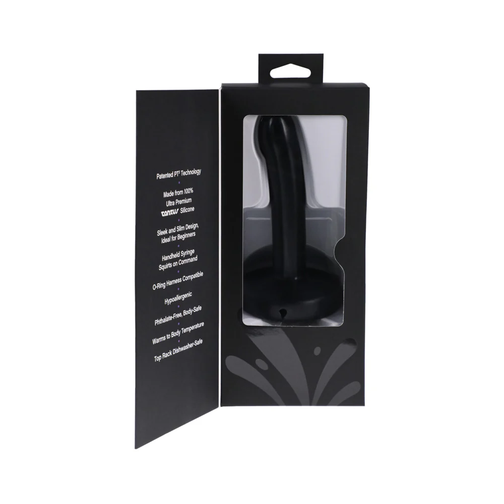 Tantus POP Slim Squirting Dildo Midnight - Image 8