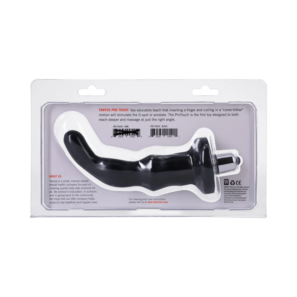 Tantus ProTouch Vibrating G-Spot and Prostate Massager Black - Image 5