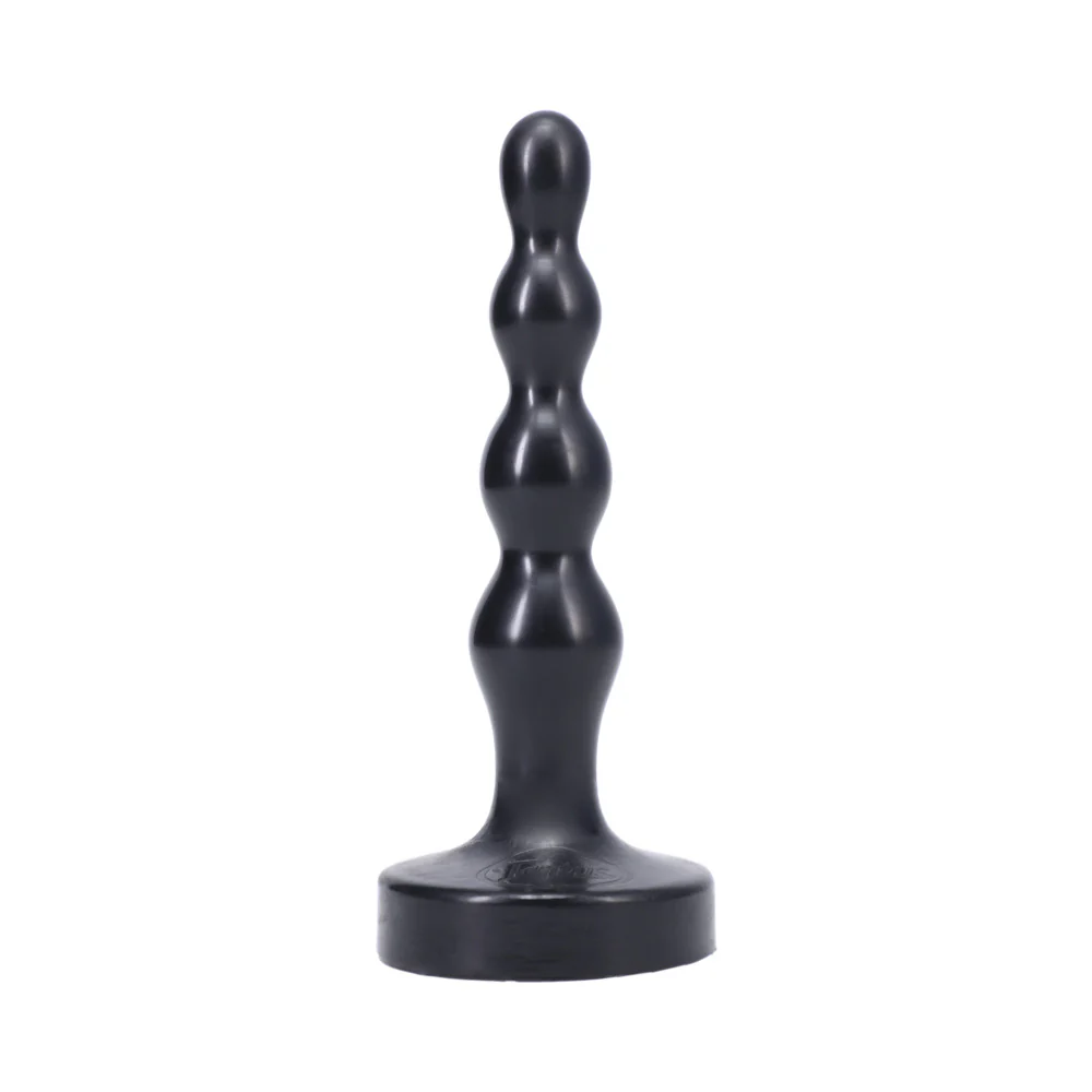 Tantus Ripple Small Beaded Anal Plug Onyx - Image 2