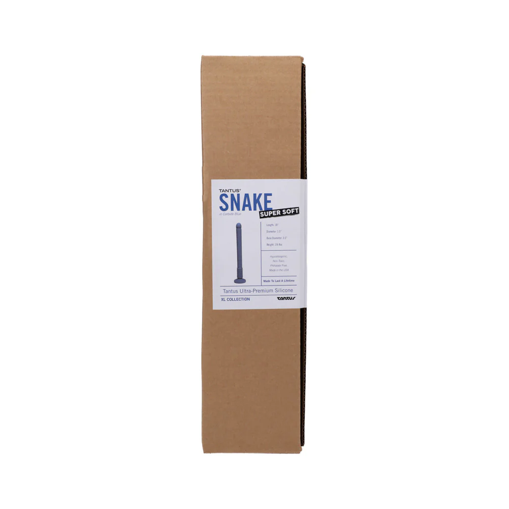 Tantus Snake Super Soft Dildo Ocean Blue (Box) - Image 3