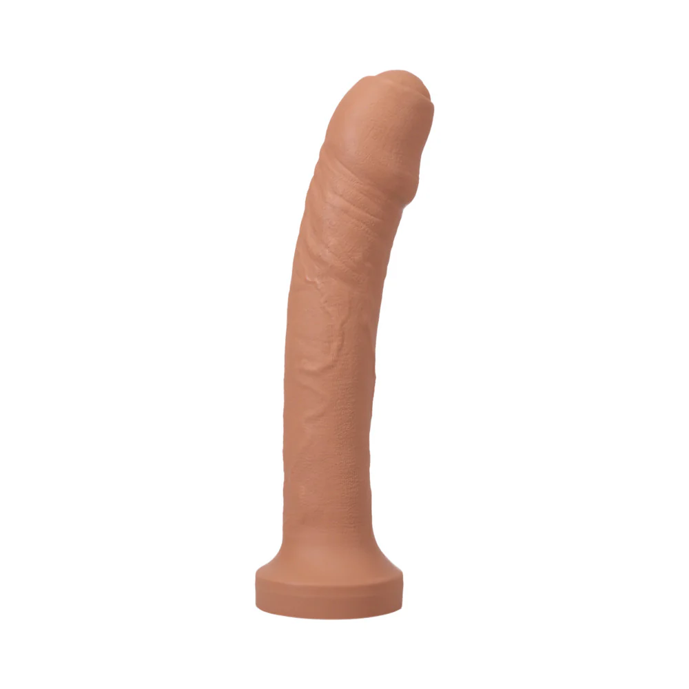 Tantus Uncut #1 O2 Dual Density Dildo Honey (Bag) - Image 3