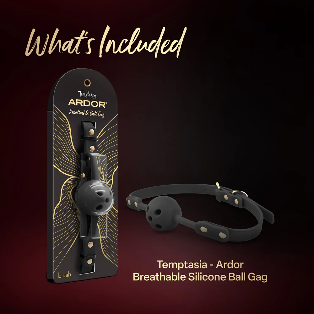 Temptasia Ardor Ball Gag Black - Image 14