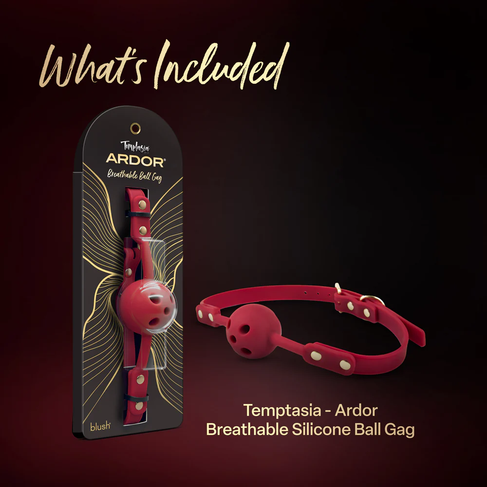 Temptasia Ardor Ball Gag Red - Image 14