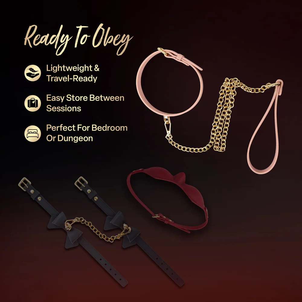Temptasia Ardor Collar & Leash Pink - Image 13