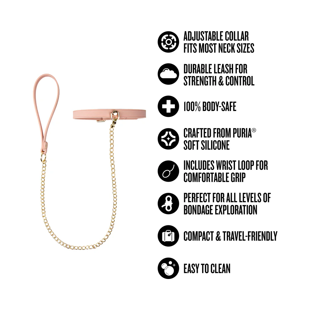 Temptasia Ardor Collar & Leash Pink - Image 7
