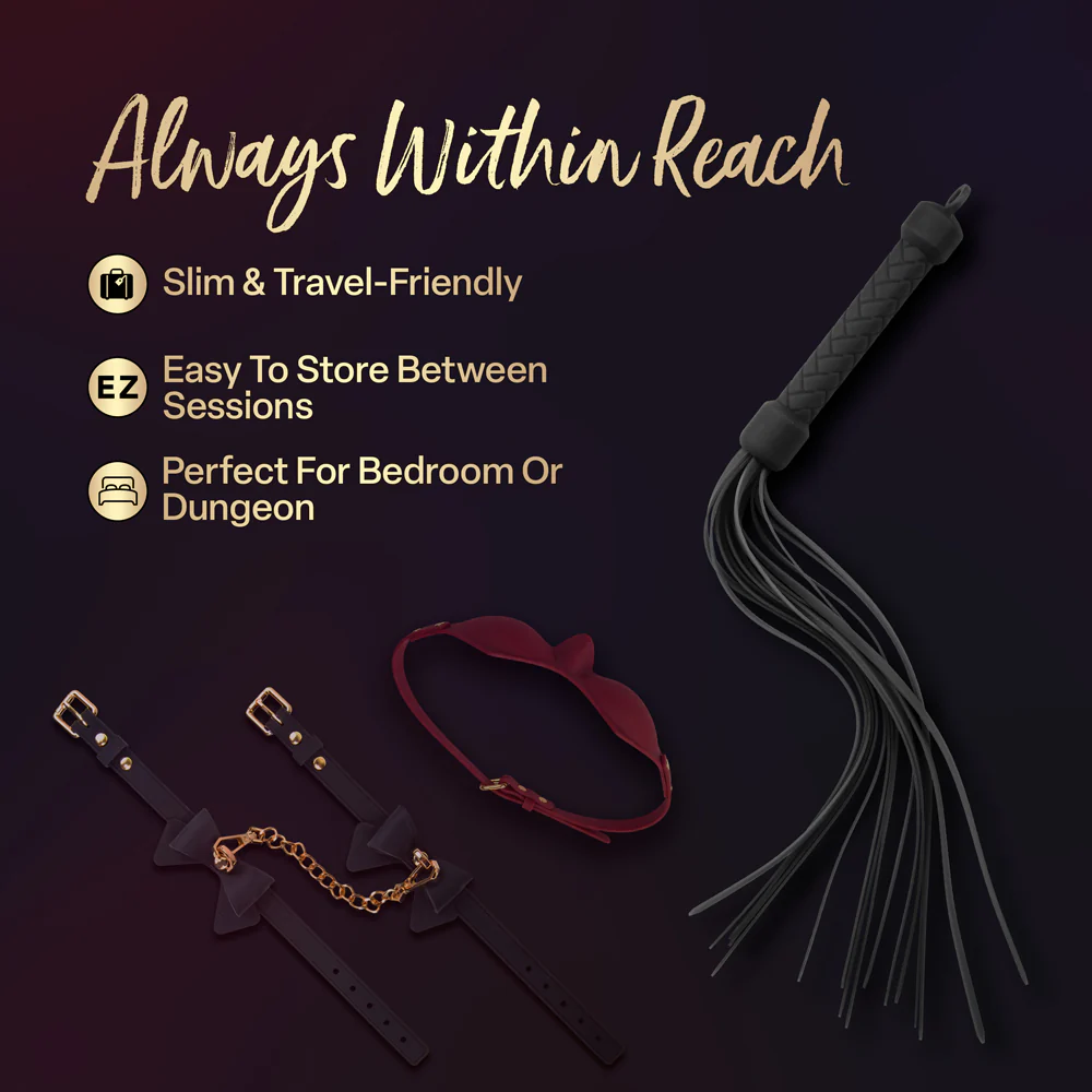 Temptasia Ardor Flogger Black - Image 13