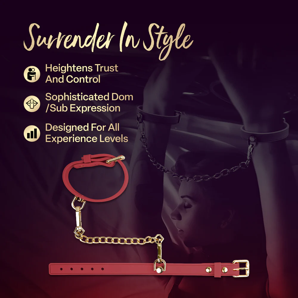 Temptasia Ardor Wrist & Ankle Restraints Red - Image 12