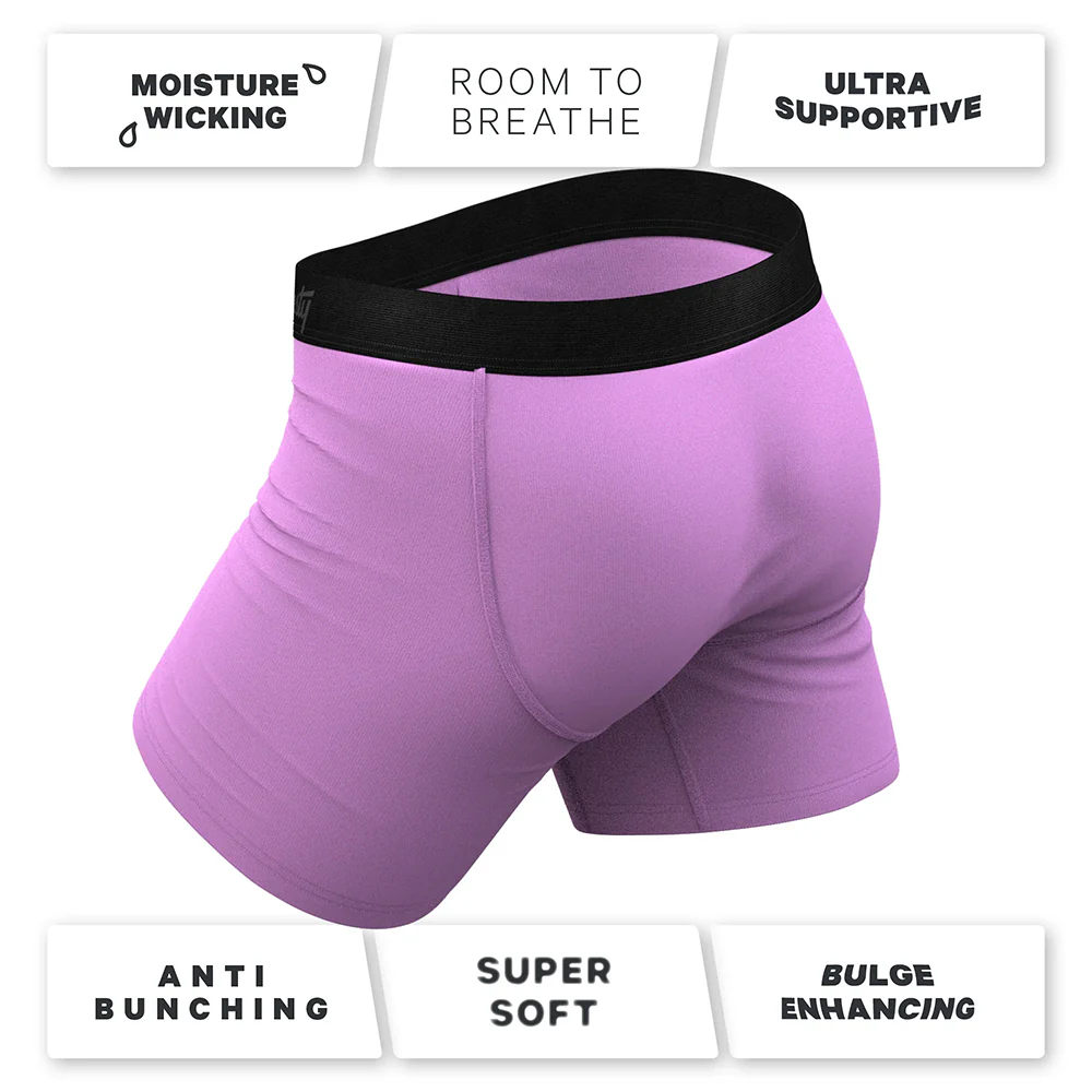 Shinesty The Double Entendre Eggplant Ball Hammock Pouch Underwear with Fly S - Image 5