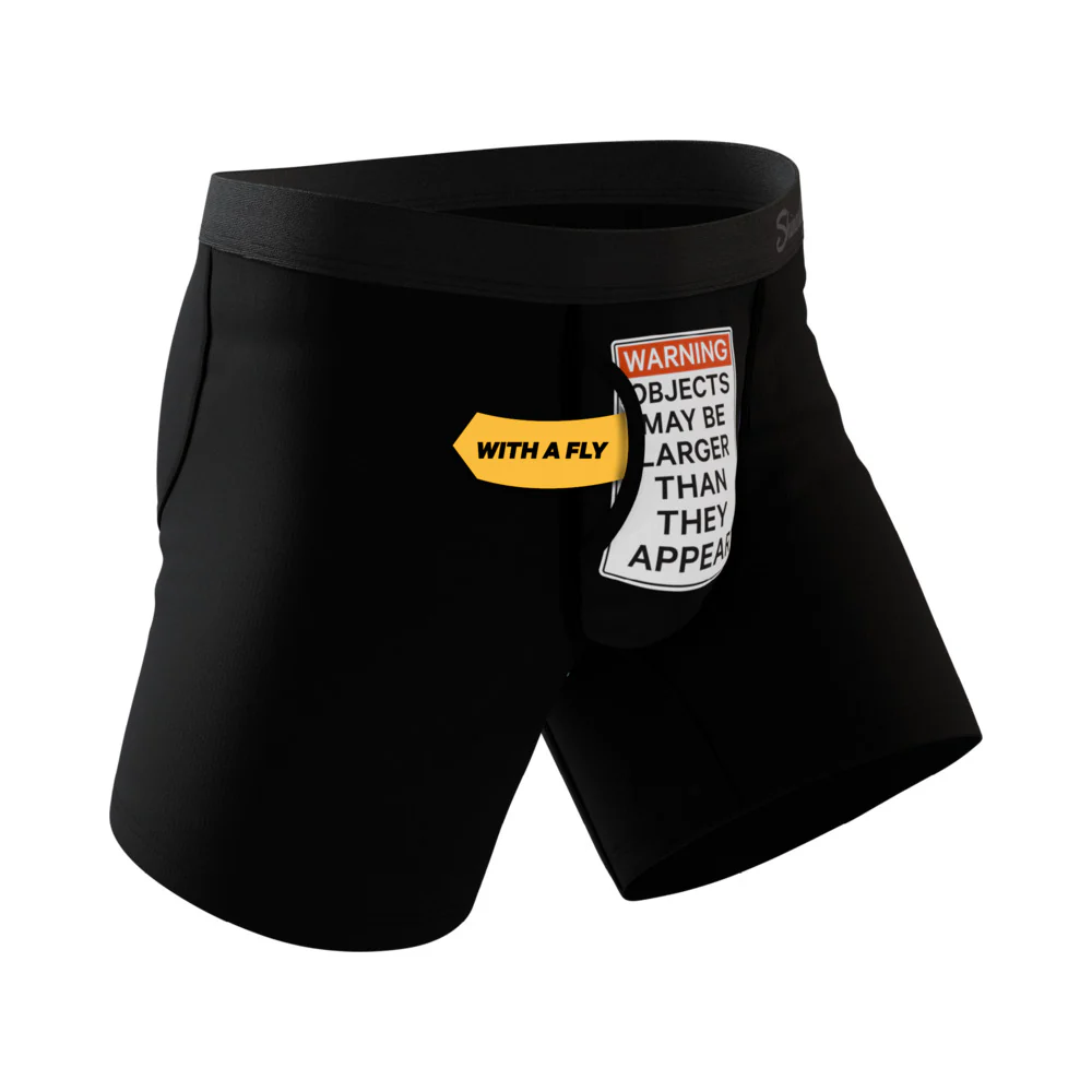 Shinesty The Rear View Size Warning Ball Hammock Pouch Underwear M - Image 3
