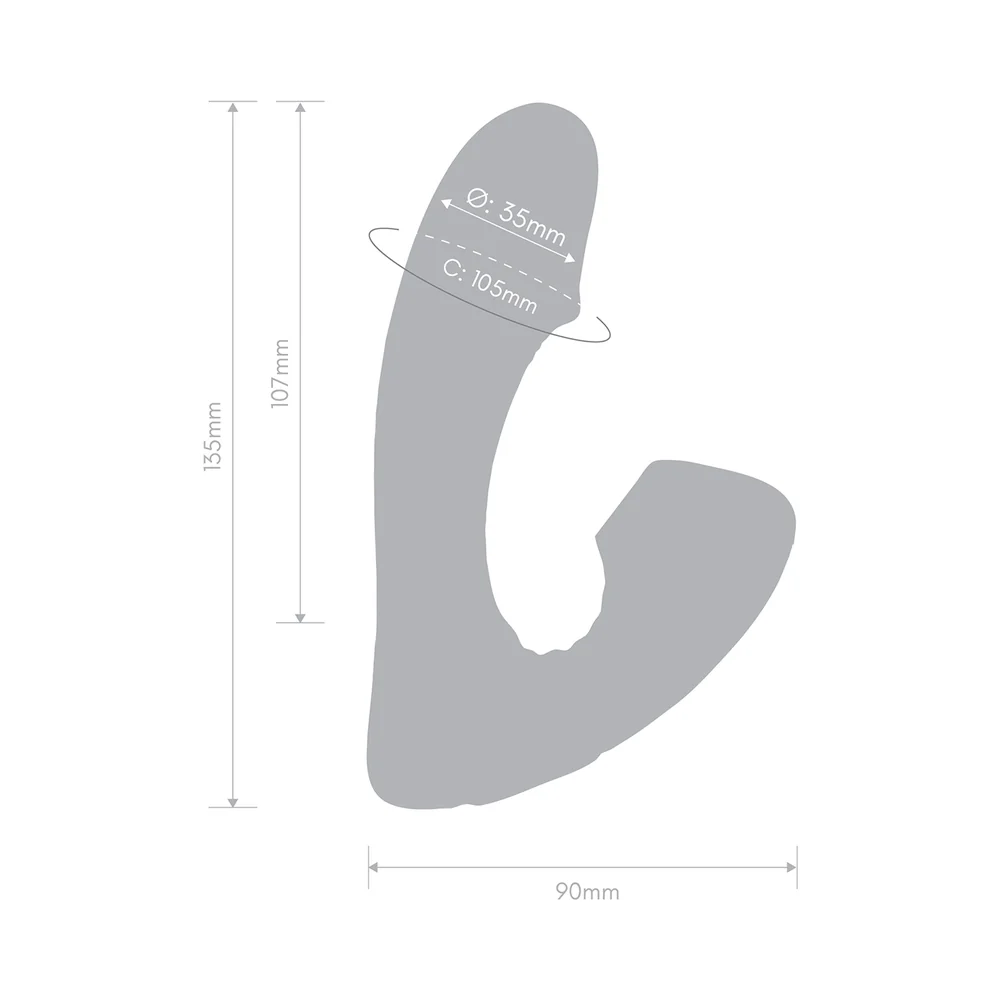 Together Internal Kiss Remote Control Vibe Pink - Image 11