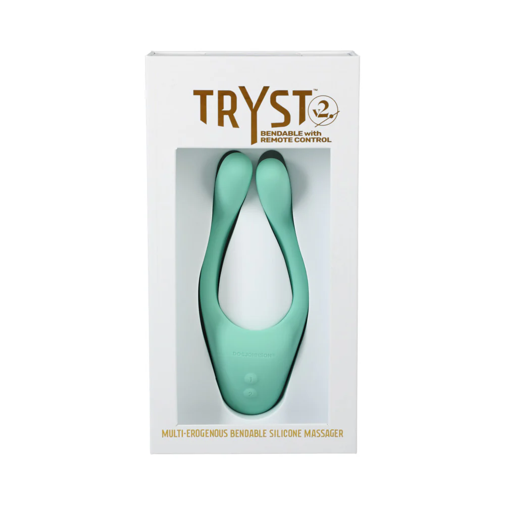 TRYST V2 Bendable Multi Erogenous Zone Massager with Remote Mint - Image 7