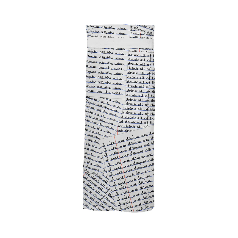 Twisted Wares I Will Not Drink All The Wine Flour Sack Towel