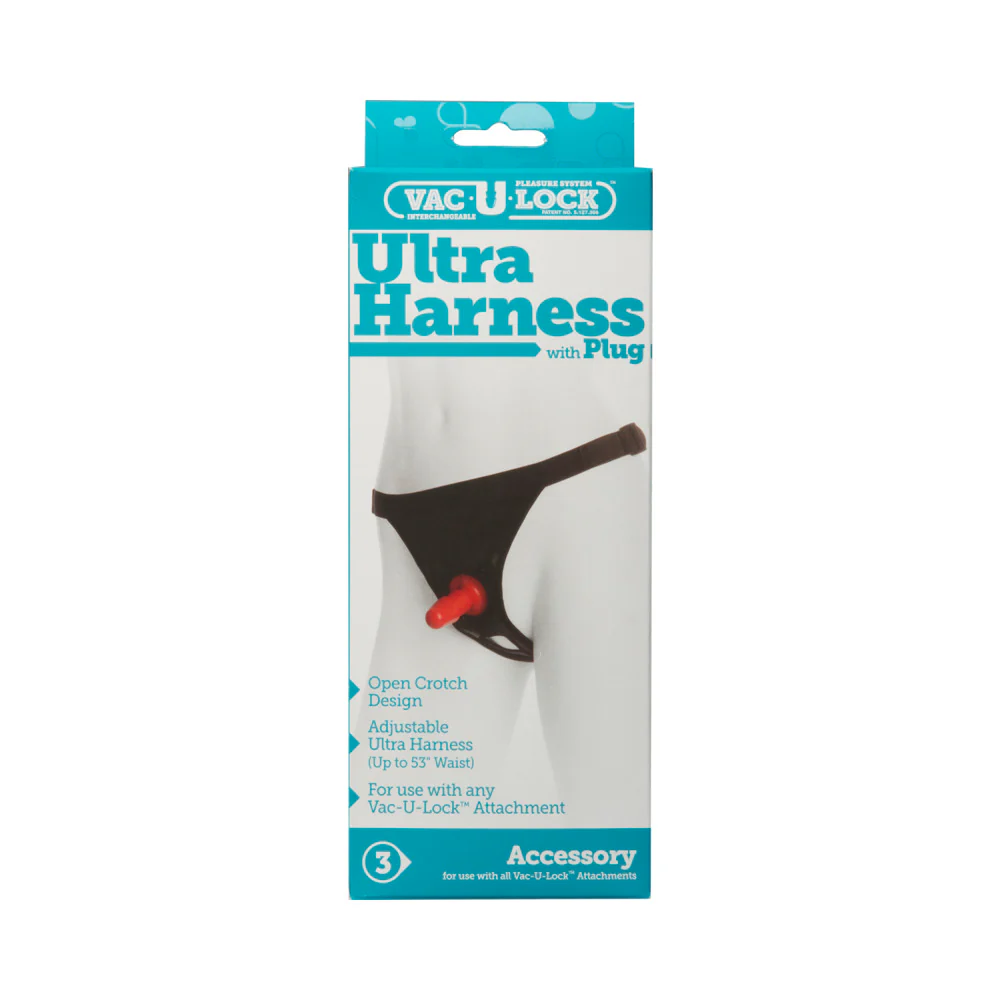 Vac-U-Lock - Ultra Harness - With Plug Black - Image 4
