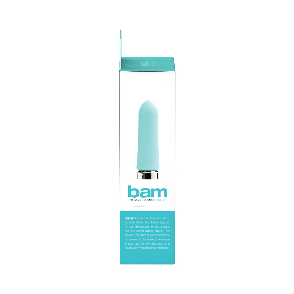 VeDO Bam Rechargeable Bullet - Tease Me Turquoise - Image 5