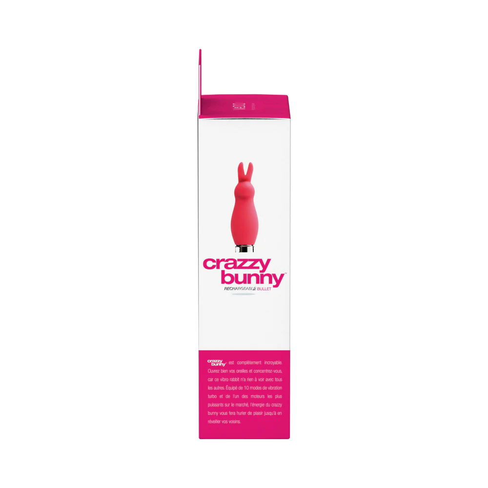 VeDO Crazzy Bunny Rechargeable Mini Vibe - Pretty In Pink - Image 6