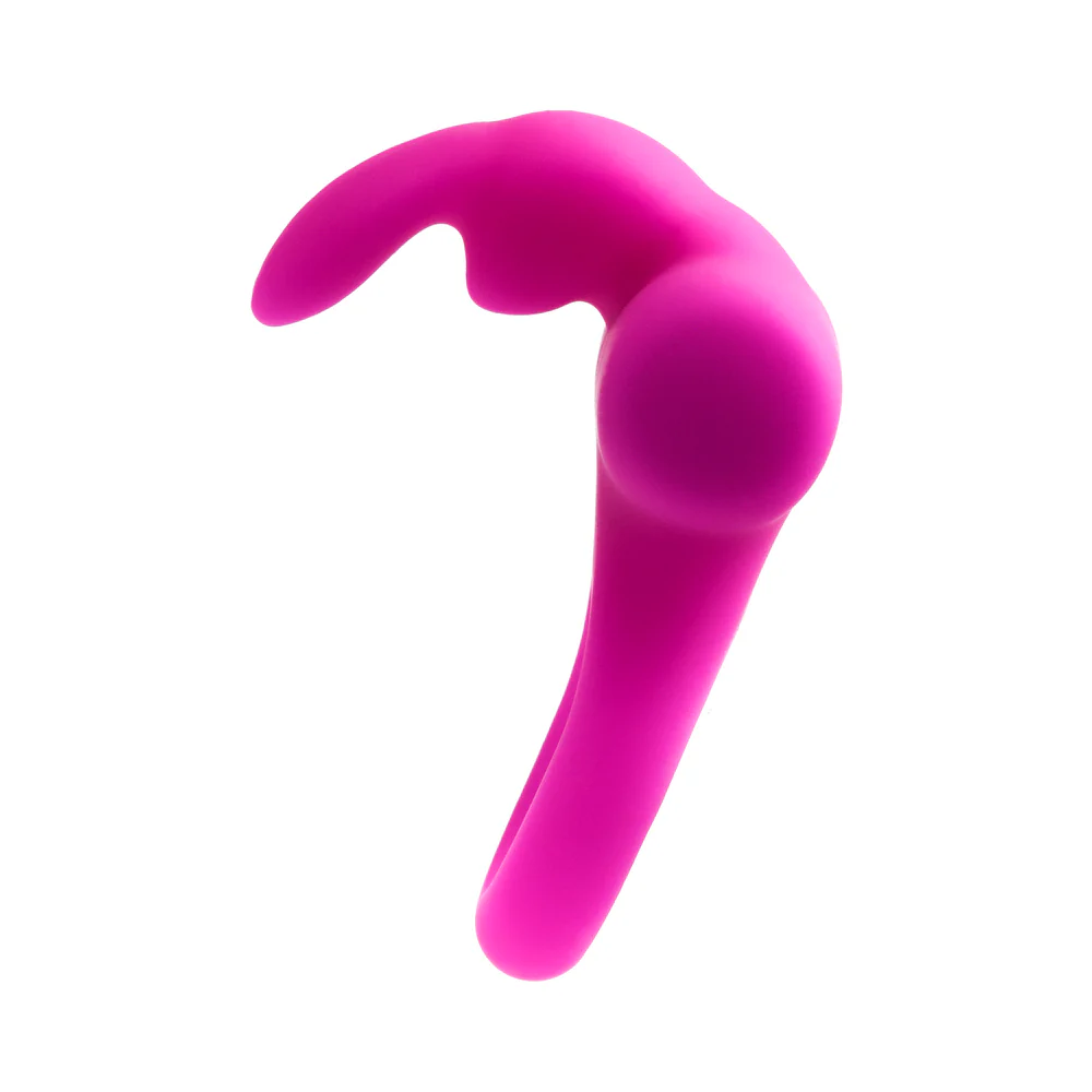 VeDO Frisky Bunny Rechargeable Vibrating Ring - Perfectly Purple - Image 4