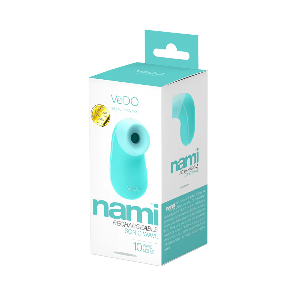 Vedo Nami Rechargeable Sonic Vibe Tease Me Turquoise - Image 5