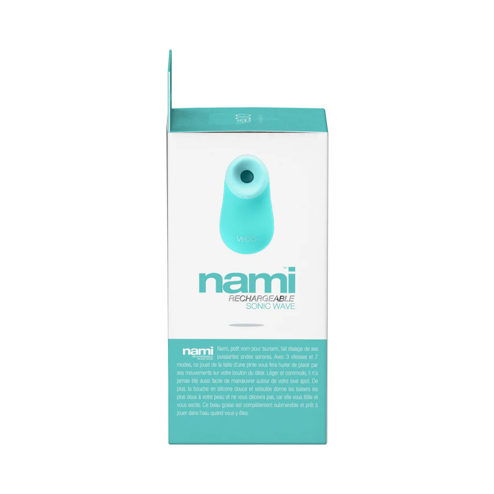 Vedo Nami Rechargeable Sonic Vibe Tease Me Turquoise - Image 7