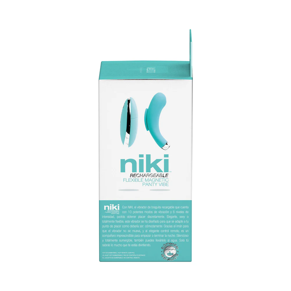 VeDO Niki Rechargeable Panty Vibe Tease Me Turquoise - Image 7