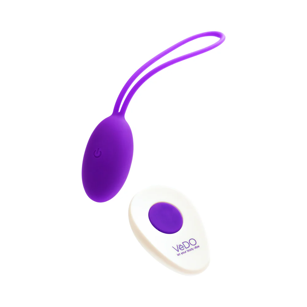 VeDO Peach Rechargeable Egg Vibe - Into You Indigo - Image 3