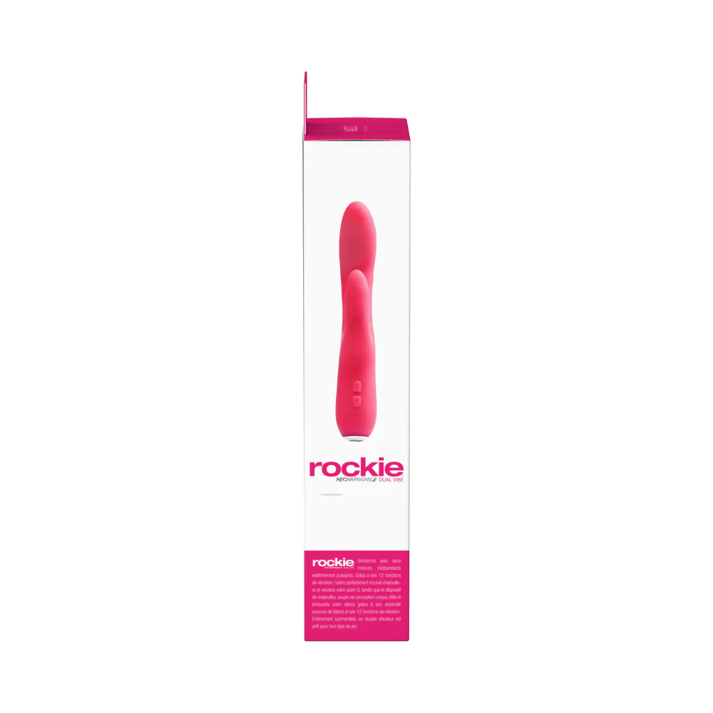 VeDO Rockie Rechargeable Dual Vibe - Foxy Pink - Image 7