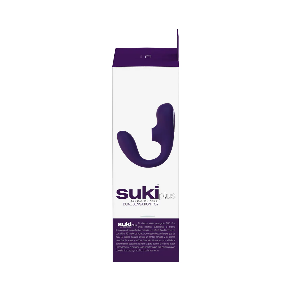 VeDO Suki Plus Rechargeable Dual Sonic Vibe Deep Purple - Image 6